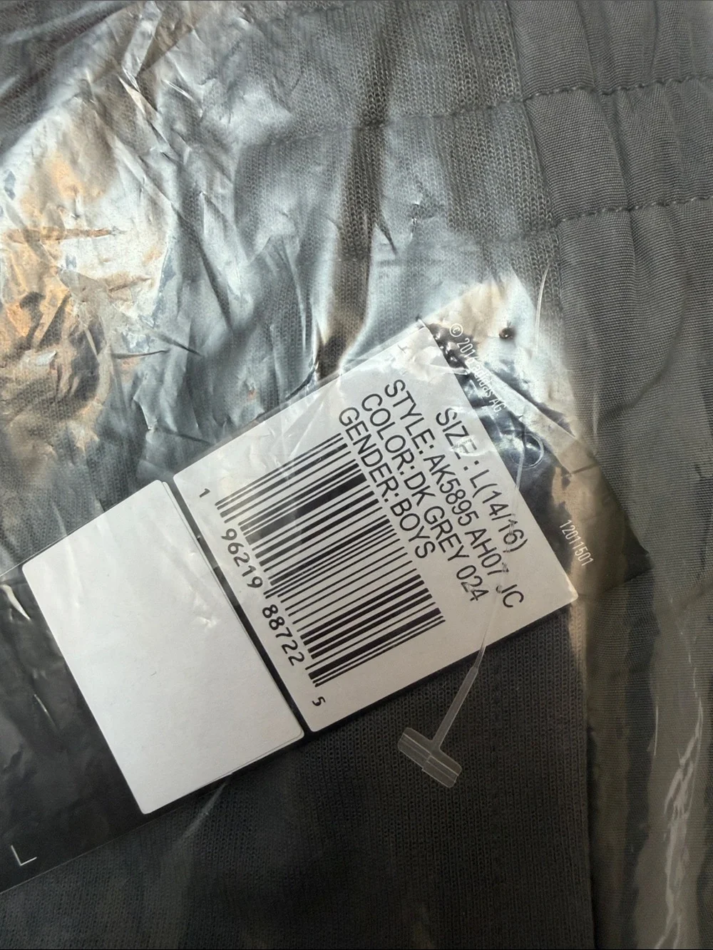 NWT Adidas Boys Dark Gray Athletic Pants Track Joggers Activewear